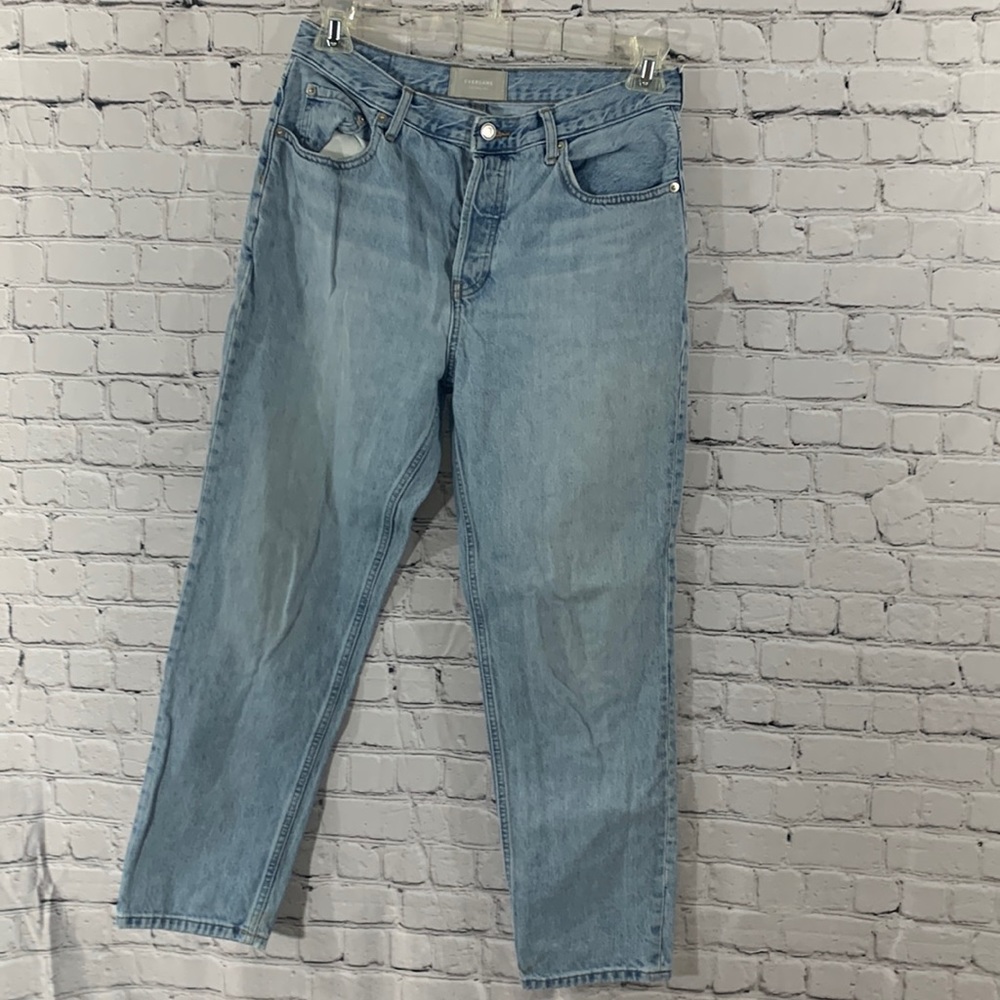 Everlane high waisted “the cheeky jean” size 30 vintage wash